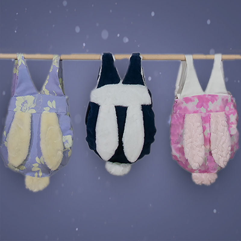 free girls backpack pattern, sewing pattern, bunny ears backpack pattern, fun backpack pattern, rabbit ears backpack pattern, free rabbit bag pattern with instructions, pdf pattern, downloadable sewing pattern