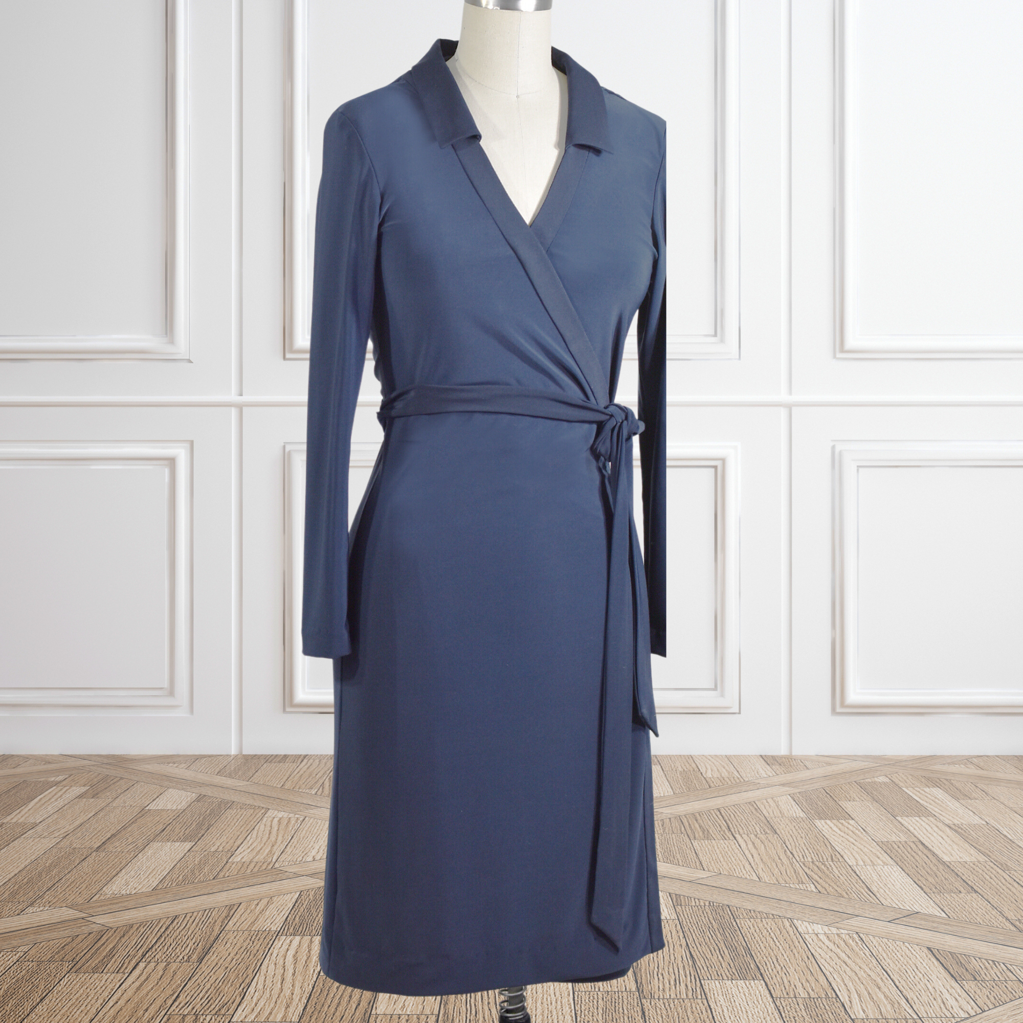 Faux Wrap Amandine Knit Dress Amandine Ladies Wrap-Around Dress Sewing Pattern Blupatterns Faux Wrap Amandine Knit Dress Amandine Ladies Wrap-Around Dress Sewing Pattern Blupatterns