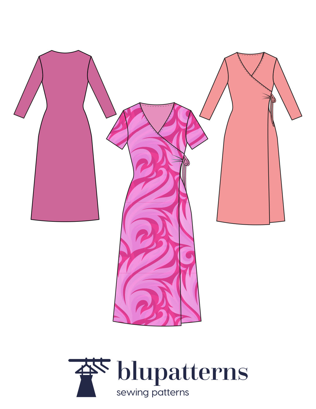 Lyanna Wrap Dress Pattern