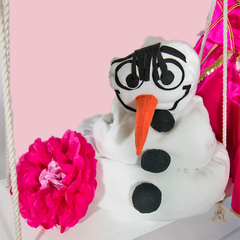 olaf inspired baby costume,  olaf baby halloween costume, baby halloween costume, diy olaf costume, baby olaf costume to sew yourself