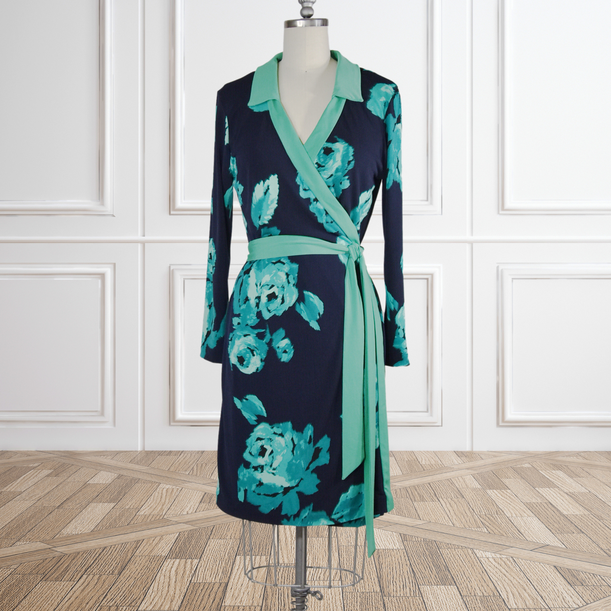 Amandine Ladies Wrap-Around Dress Sewing Pattern - blupatterns